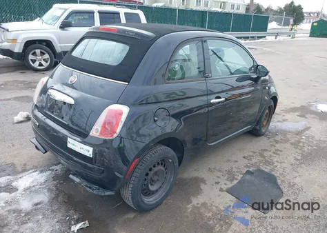 2012 Fiat 500C Pop z USA, uszkodzony, nr VIN 3C3CFFDR8CT384192